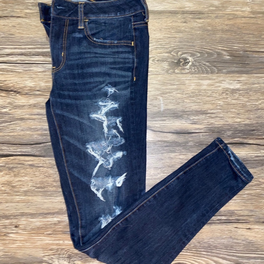 American Eagle ripped jeans